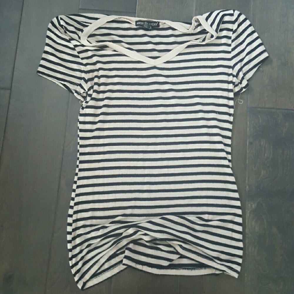 Cream&Black Shirt